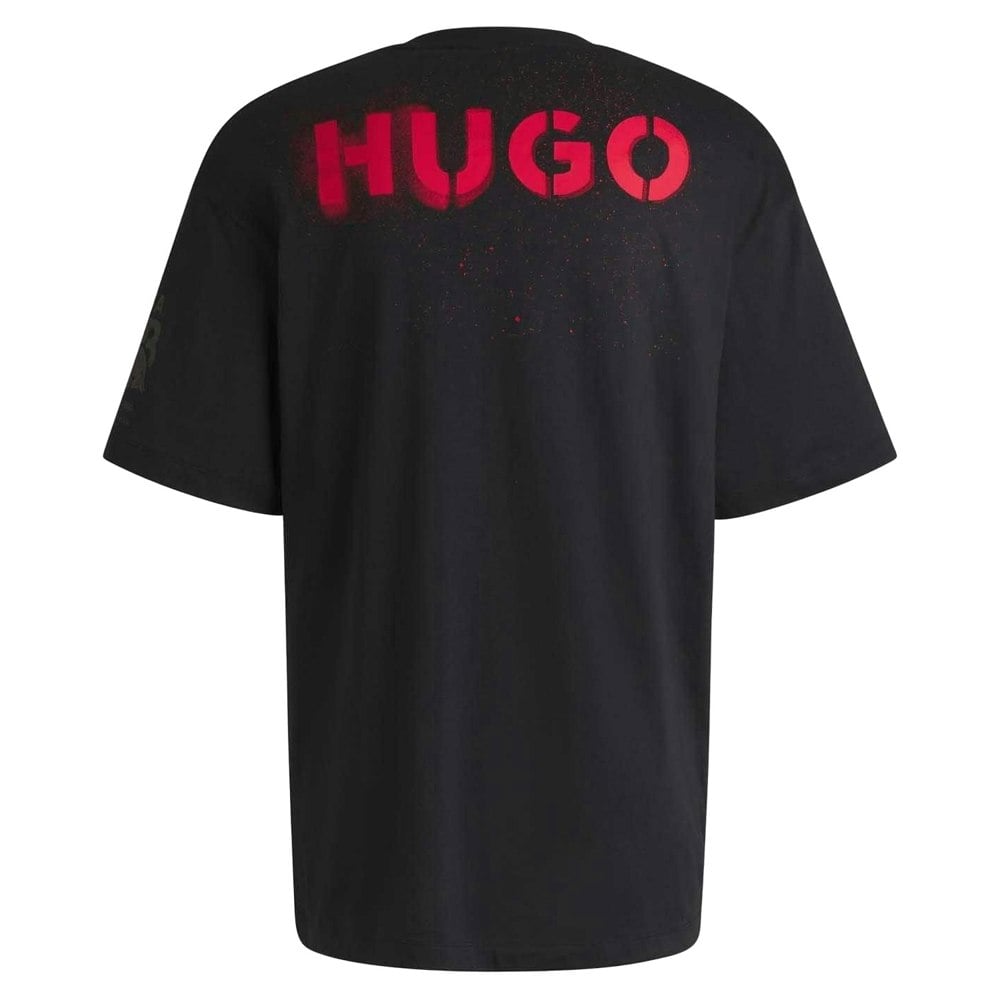 Hugo Mens Las Vegas Artwork T-Shirt - Black