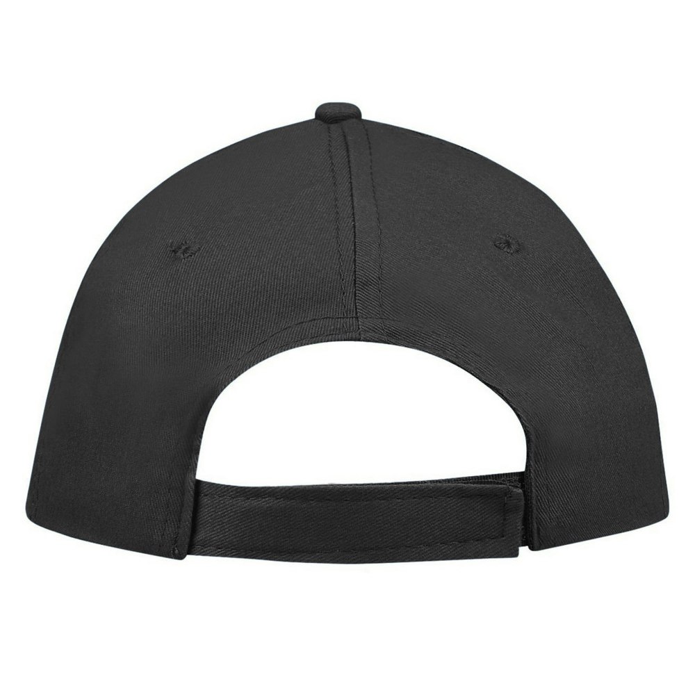 SOLS Unisex Sunny 5 Panel Baseball Cap - Black