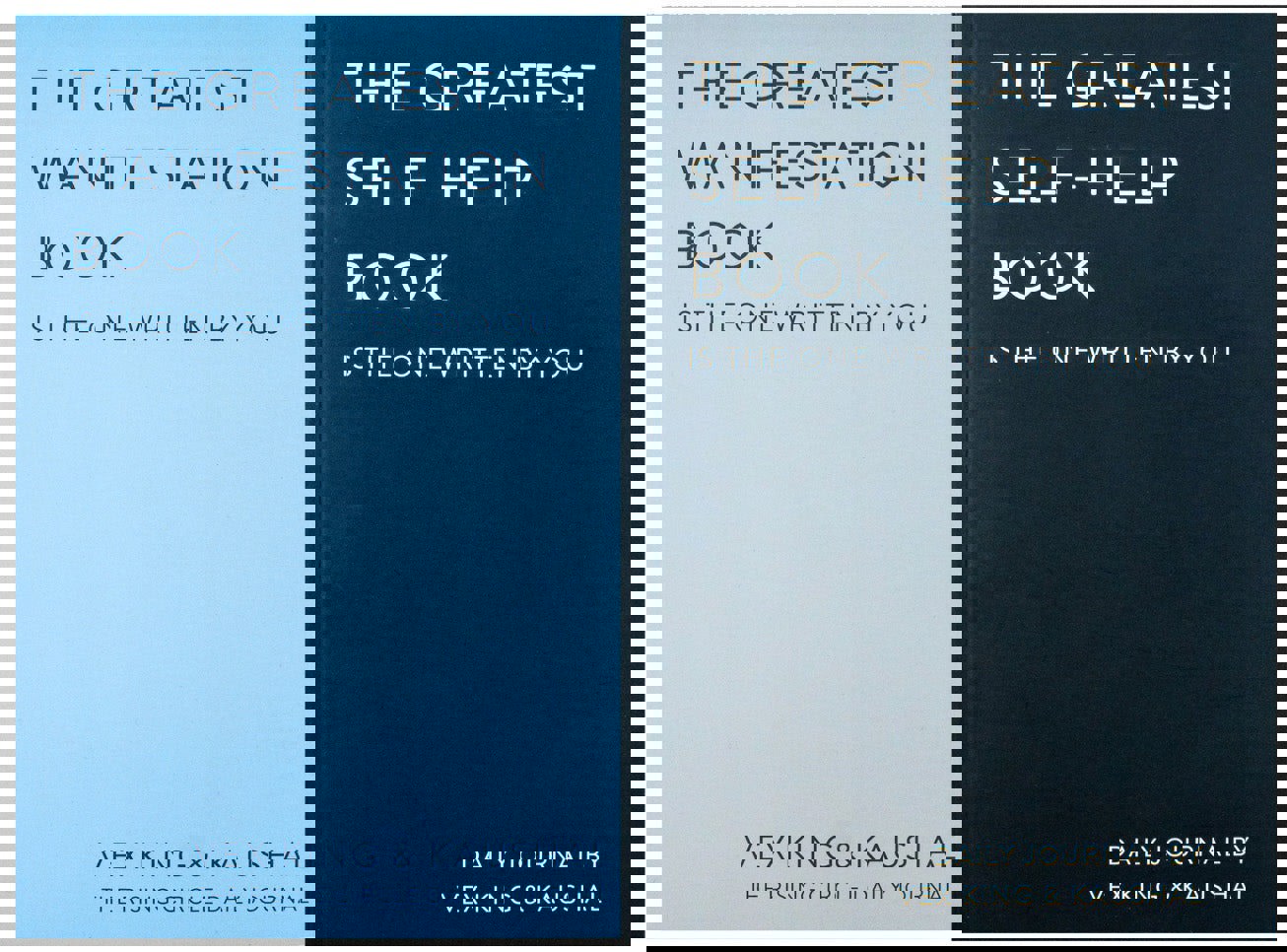 The Greatest Self-Help Book and The Greatest Manifestation Book By Vex King, Kaushal