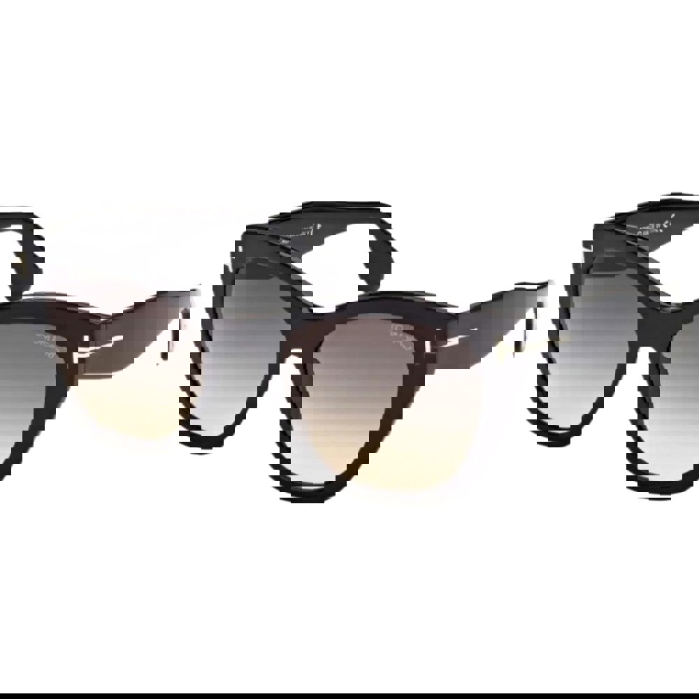 Tom Ford Gradient Smoke Lens Black Sunglasses One Size