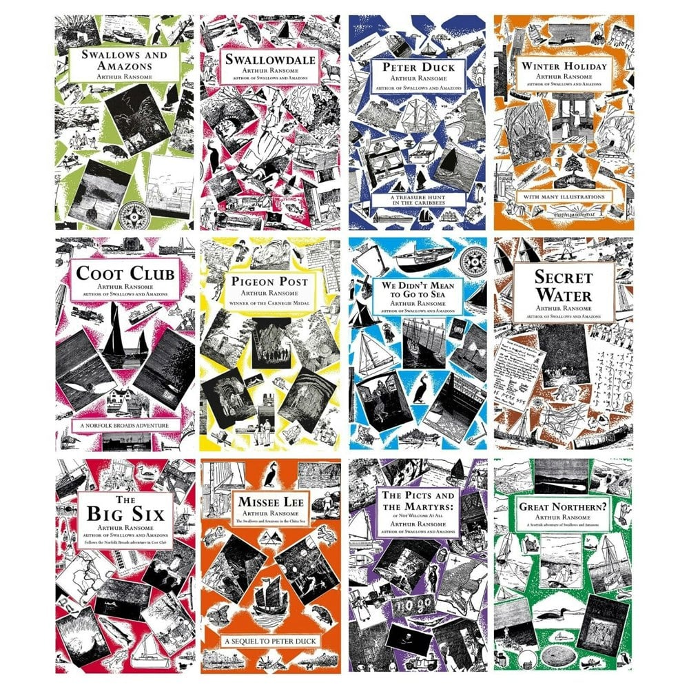 Swallows And Amazons Series 12 Book Set Winter Holiday Peter Duck Swallows and more