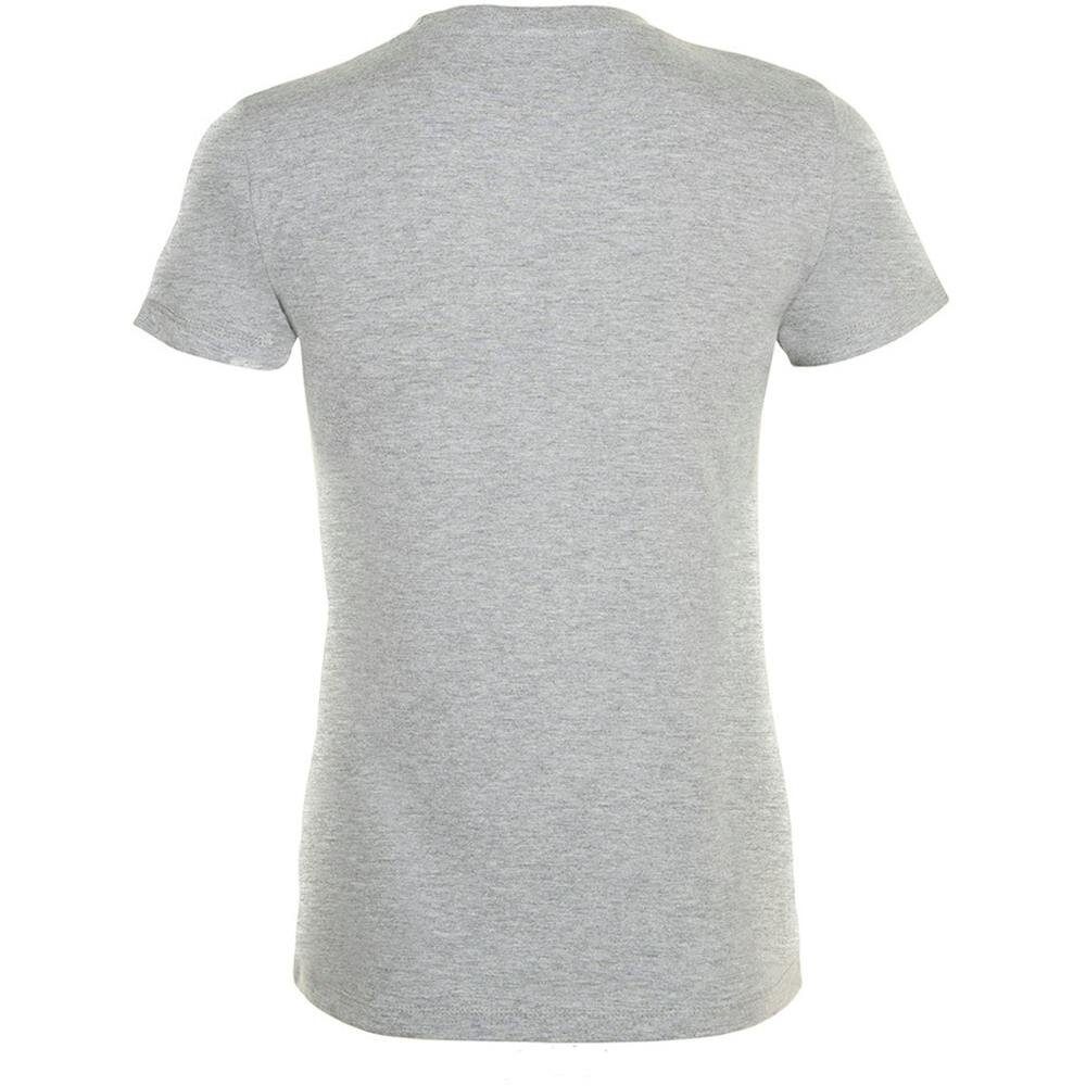 SOLS Womens/Ladies Regent Short Sleeve T-Shirt - Grey Marl