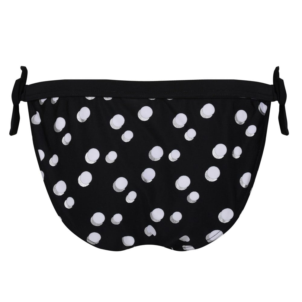 Regatta Womens/Ladies Flavia Polka Dot Bikini Bottoms - Black/White