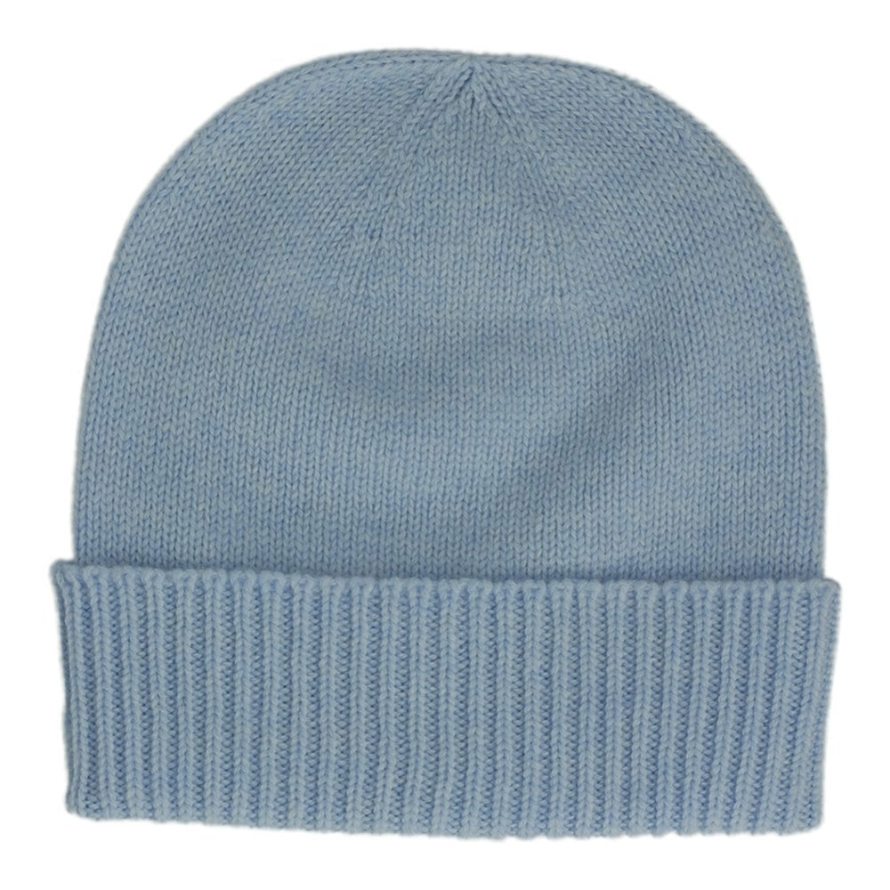 Gamble & Gunn Pale Blue British Made Cashmere Beanie