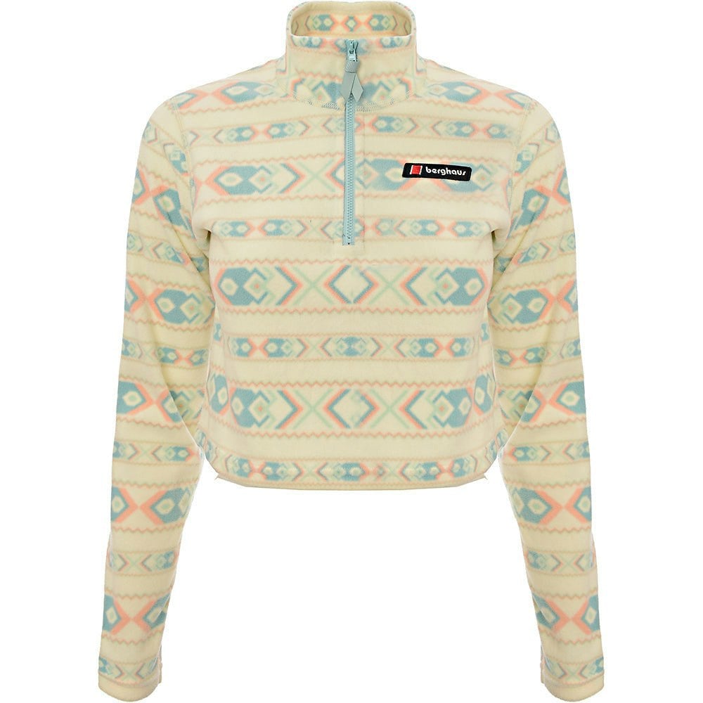 Berghaus Womens Prism Cropped 1/2 Ziptie Dye in Green