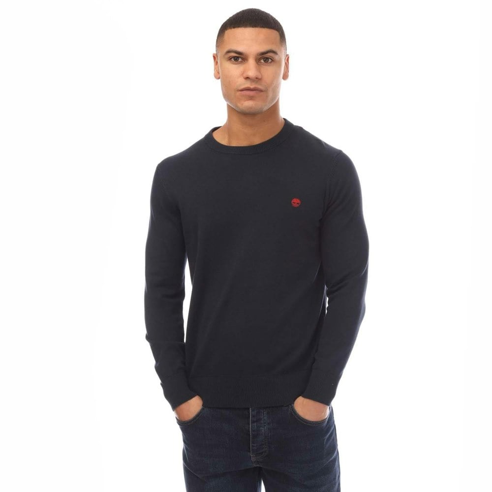Timberland Mens Williams River Kennebec Cotton Sweatshirt - Navy