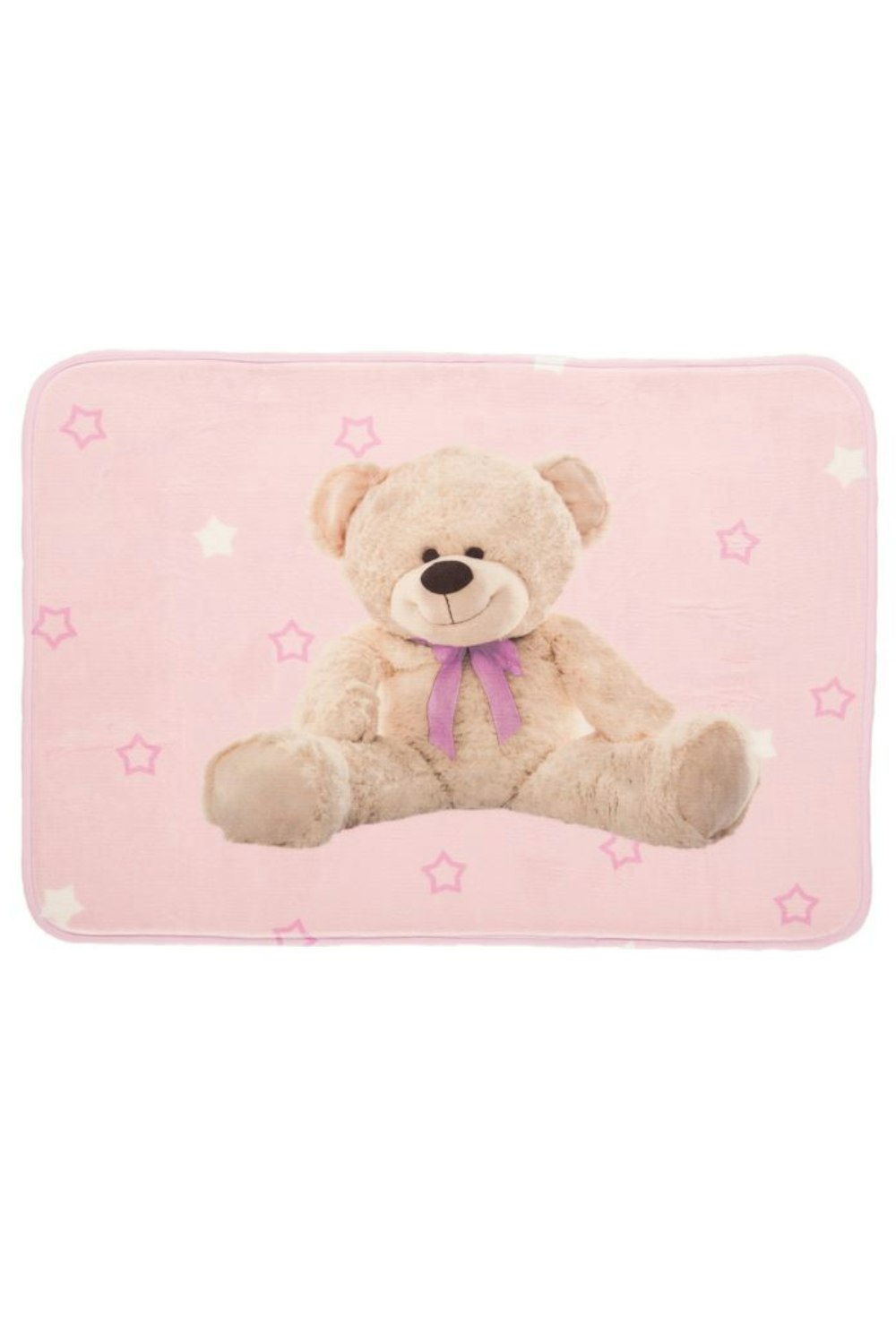 HomeSpace Direct Play Days Pink Teddy Kids Childrens Play Rug