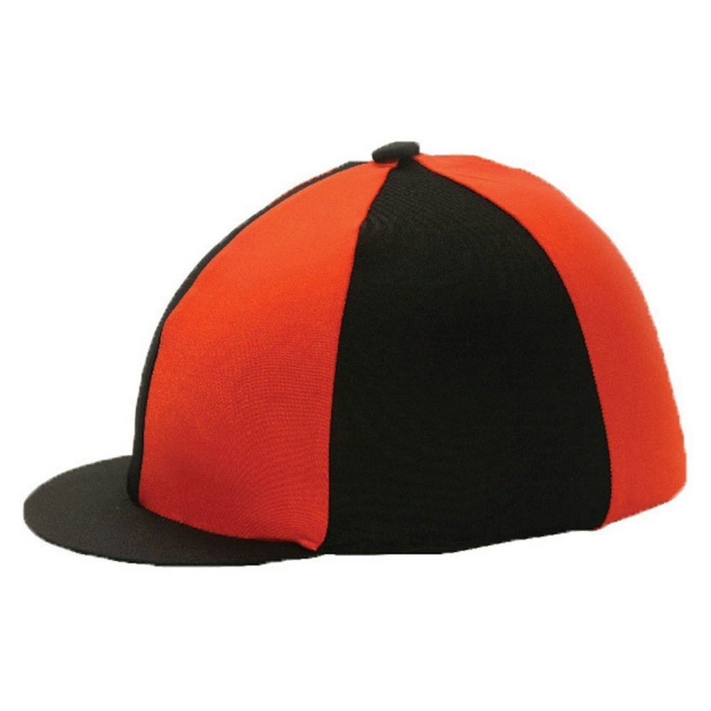 Hy Two Tone Lycra Hat Silk - Red/Black