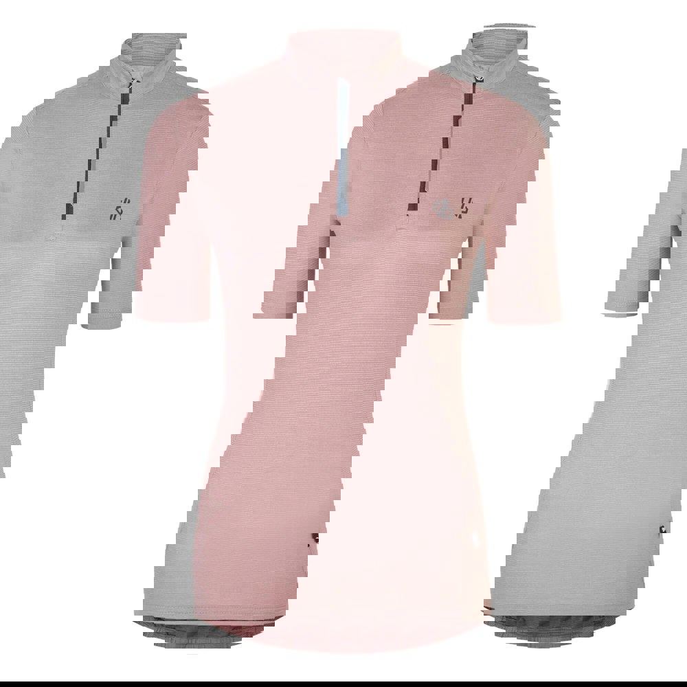 Dare 2B Womens/Ladies Pedal Through It Marl Lightweight Jersey - Dusky Rose