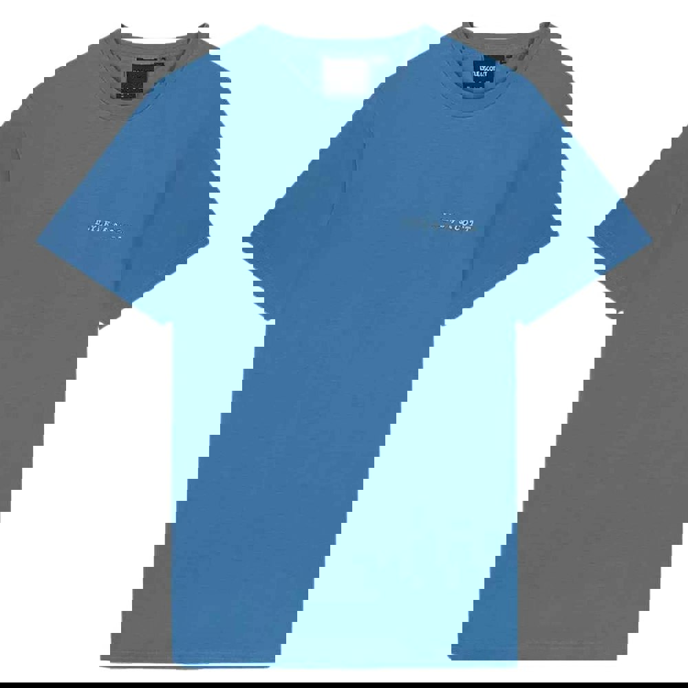 Lyle Scott Embroidered Logo Riveria Blue T Shirt L