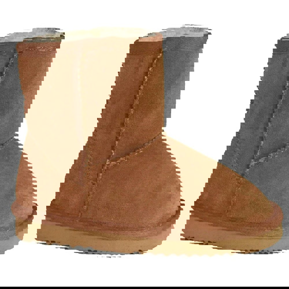 Eastern Counties Leather Childrens/Kids Charlie Sheepskin Boots - Chestnut