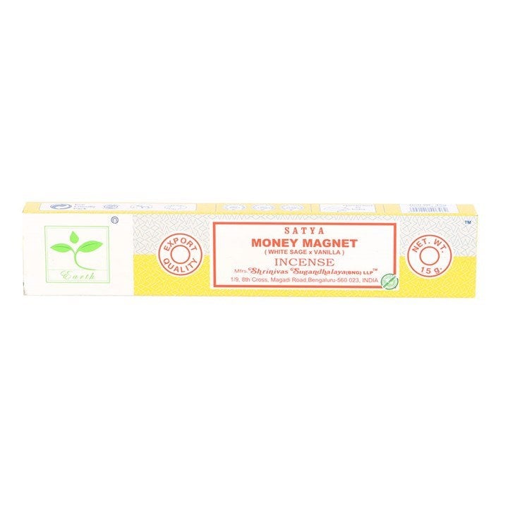 Serano 6 Packs of Money Magnet Earth Incense by Satya