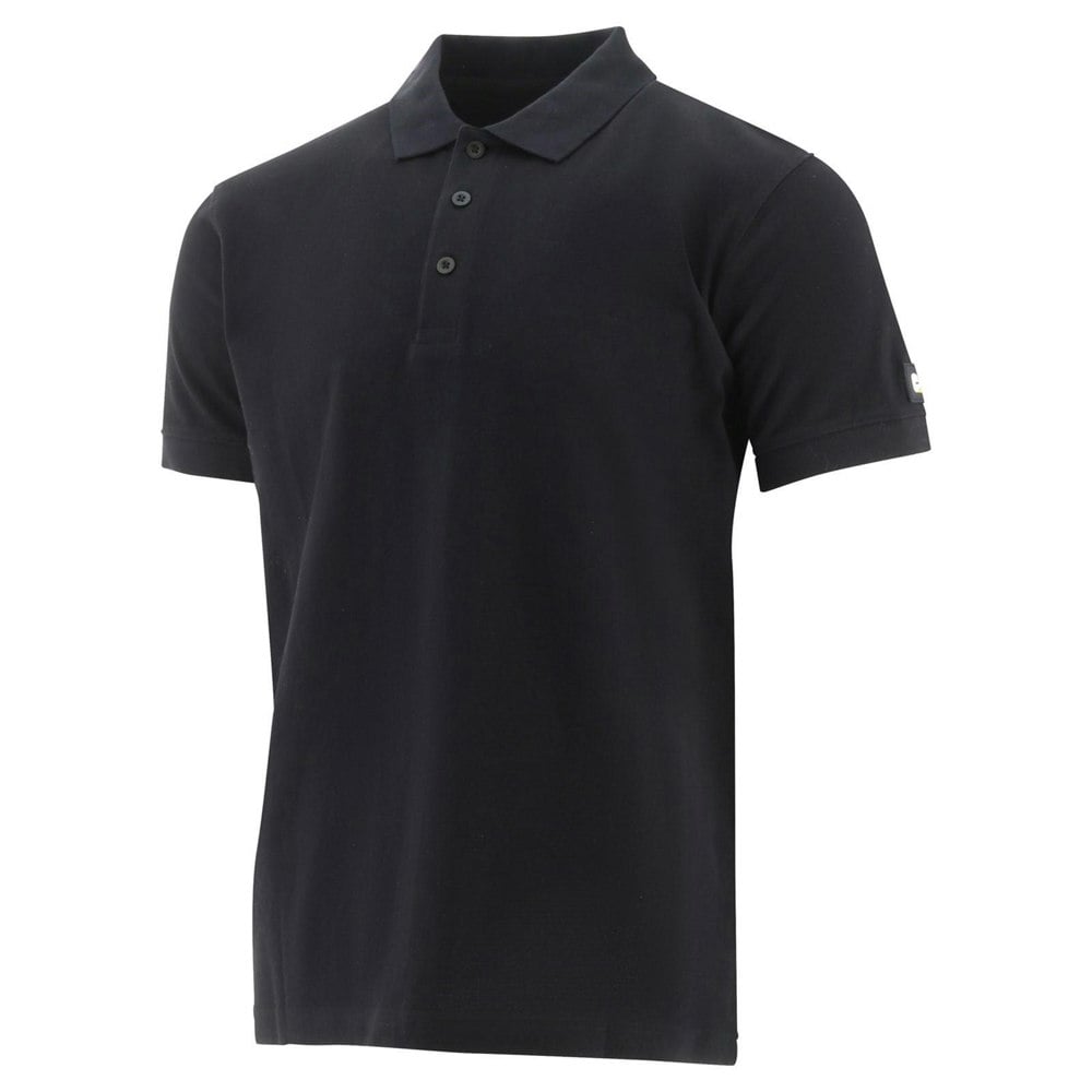 Caterpillar Mens Essentials Polo Shirt - Black