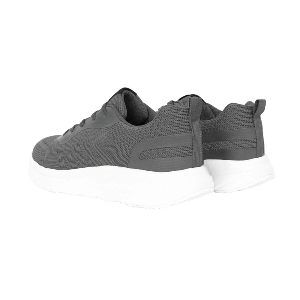 Crosshatch Mens Lennart Trainers - Grey/White
