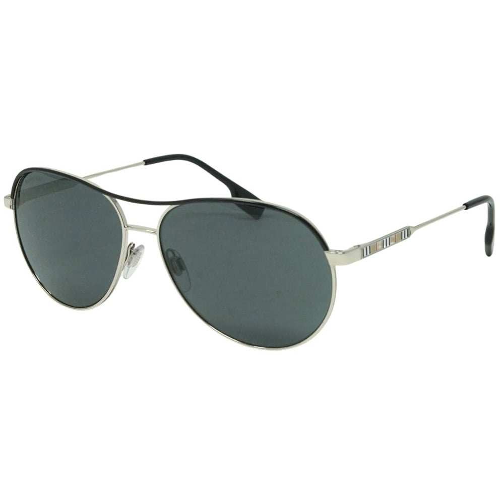 Burberry BE3122 Tara Women's Sunglasses - Silver