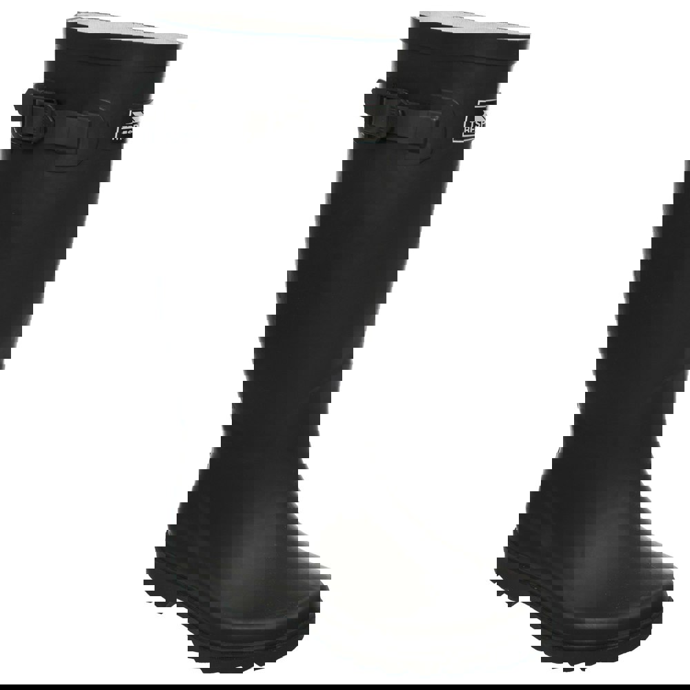 Trespass Recon X Mens Waterproof Rubber Wellington Boots - Black