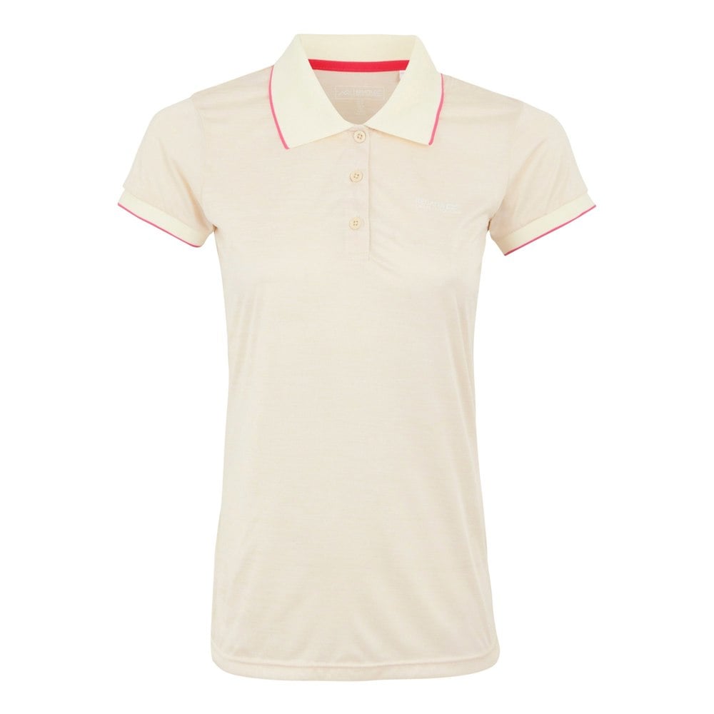 Regatta Womens/Ladies Remex II Polo Neck T-Shirt - Light Vanilla