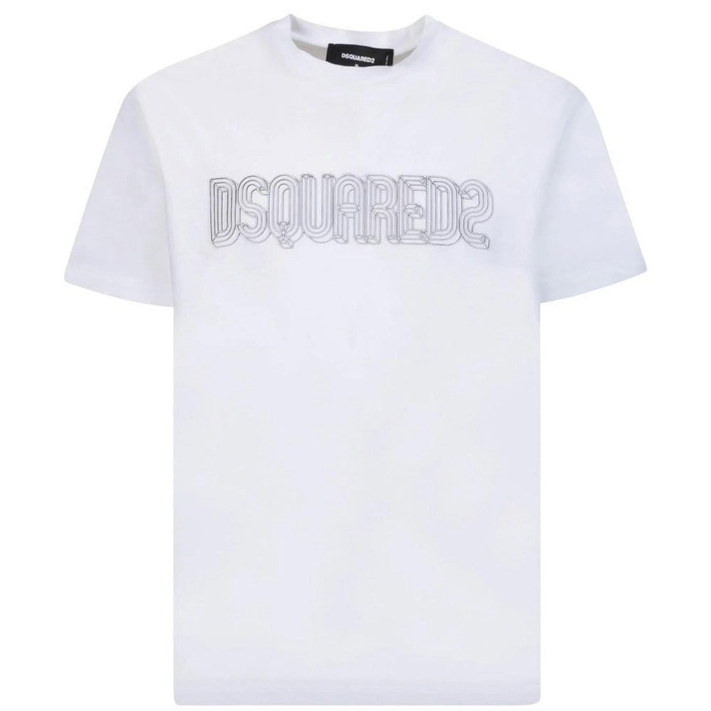 Dsquared2 Brand Logo Cool Fit T-Shirt - White