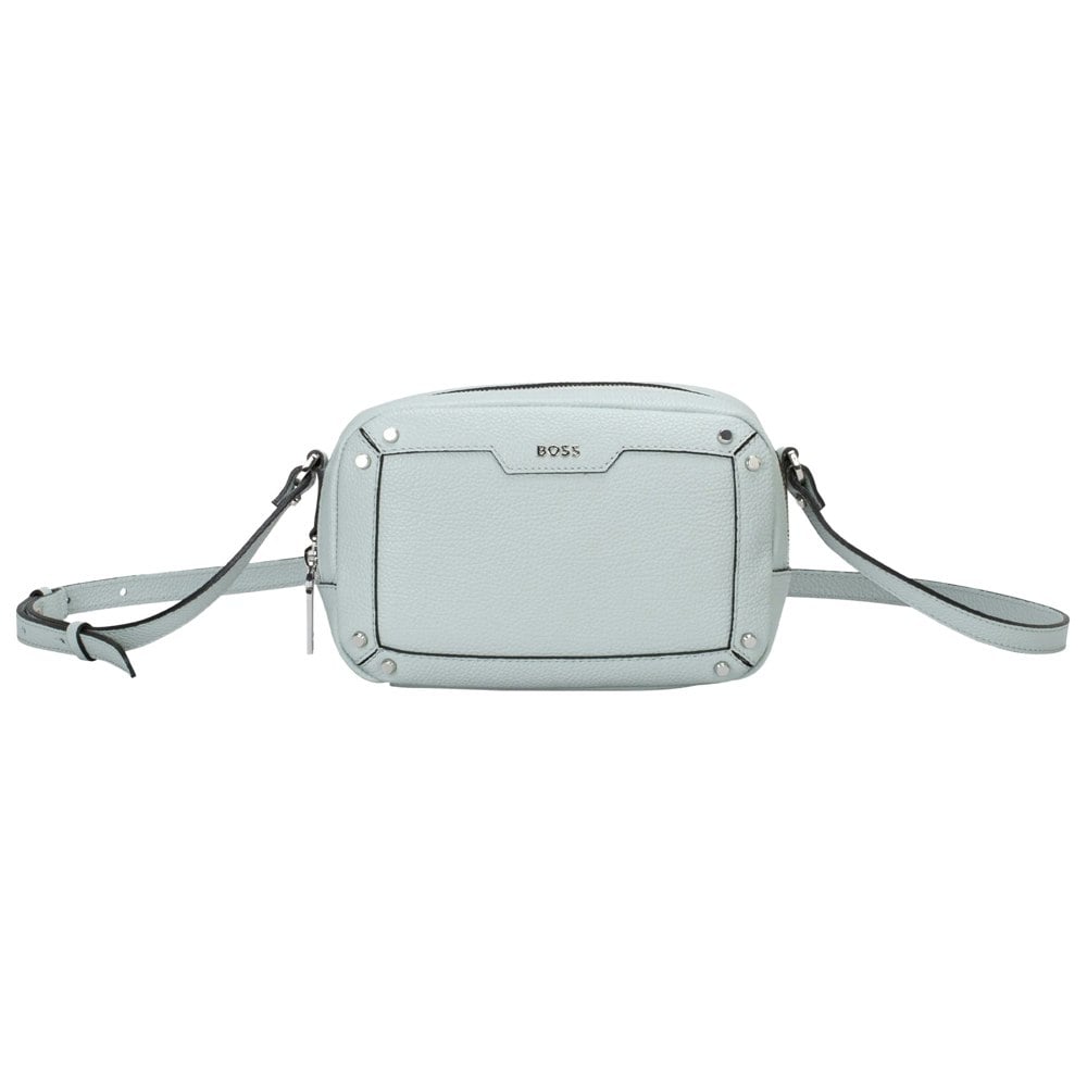 Boss Grain Leather Crossbody Bag - Ivy