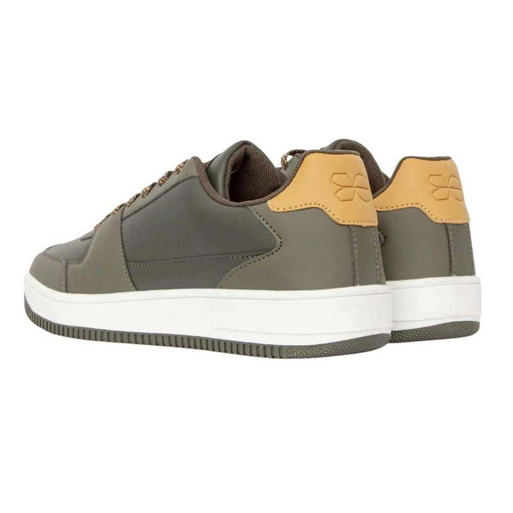 Crosshatch Mens Toribio Trainers - Olive