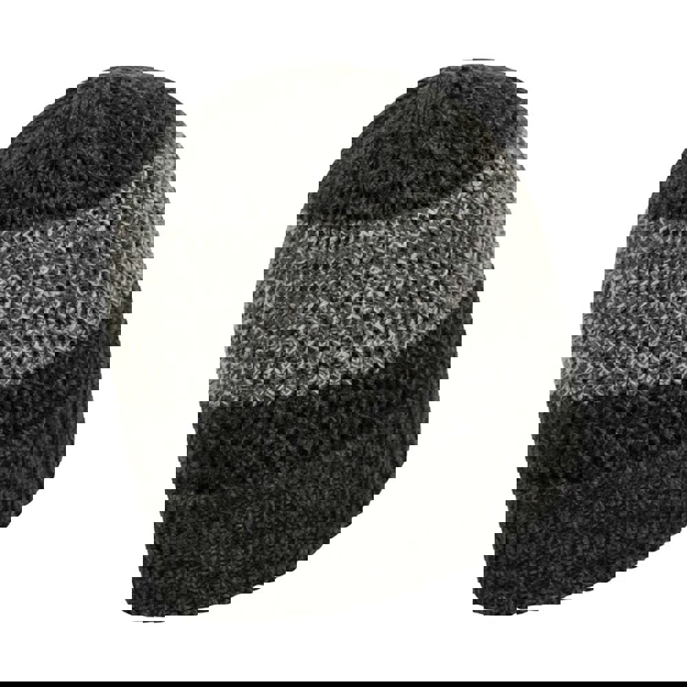 Mountain Warehouse Mens Thermal Two Tone Melange Beanie - Charcoal
