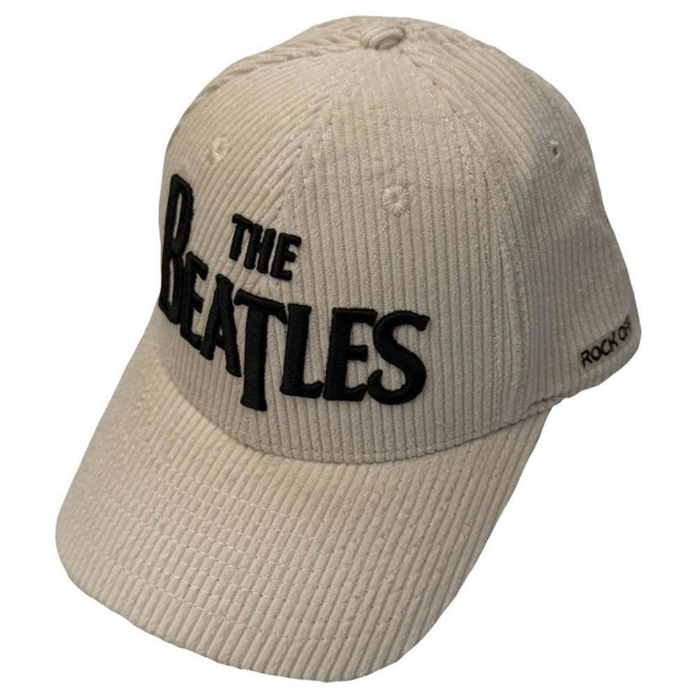 The Beatles Drop T Logo And Apple Corduroy Baseball Cap