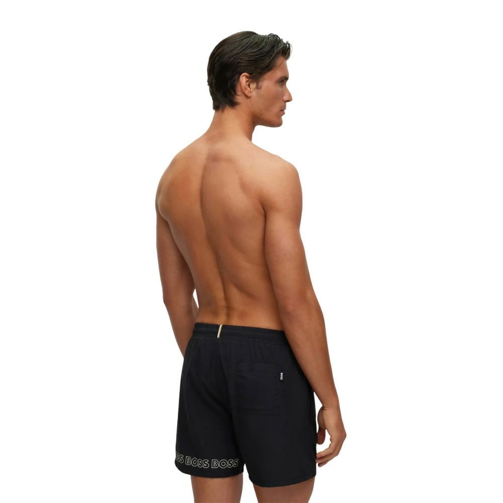 Boss Mens Dolphin Swim Shorts - Black