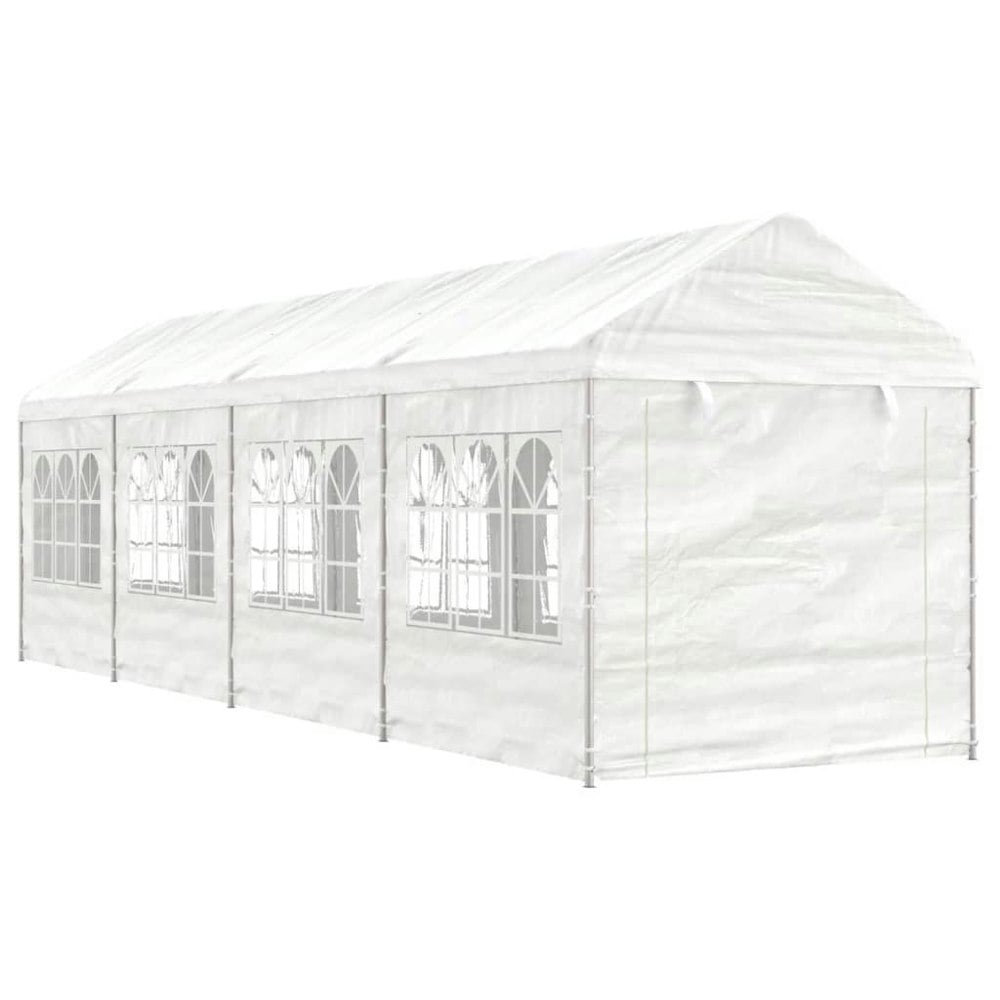 Berkfield Gazebo with Roof White 8.92x2.28x2.69 m Polyethylene
