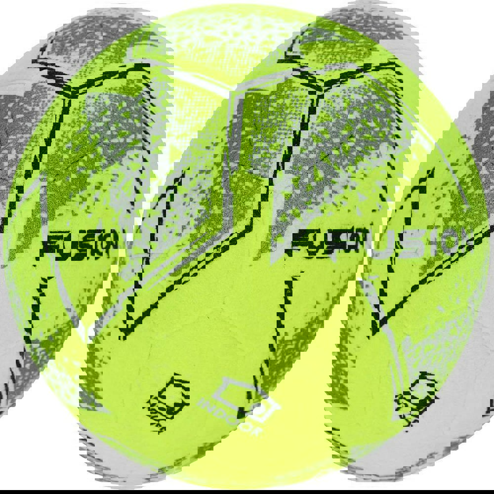 Size 4 Felt Indoor Football - Fluorescent Yellow - Hardcourt Football 5 A Side