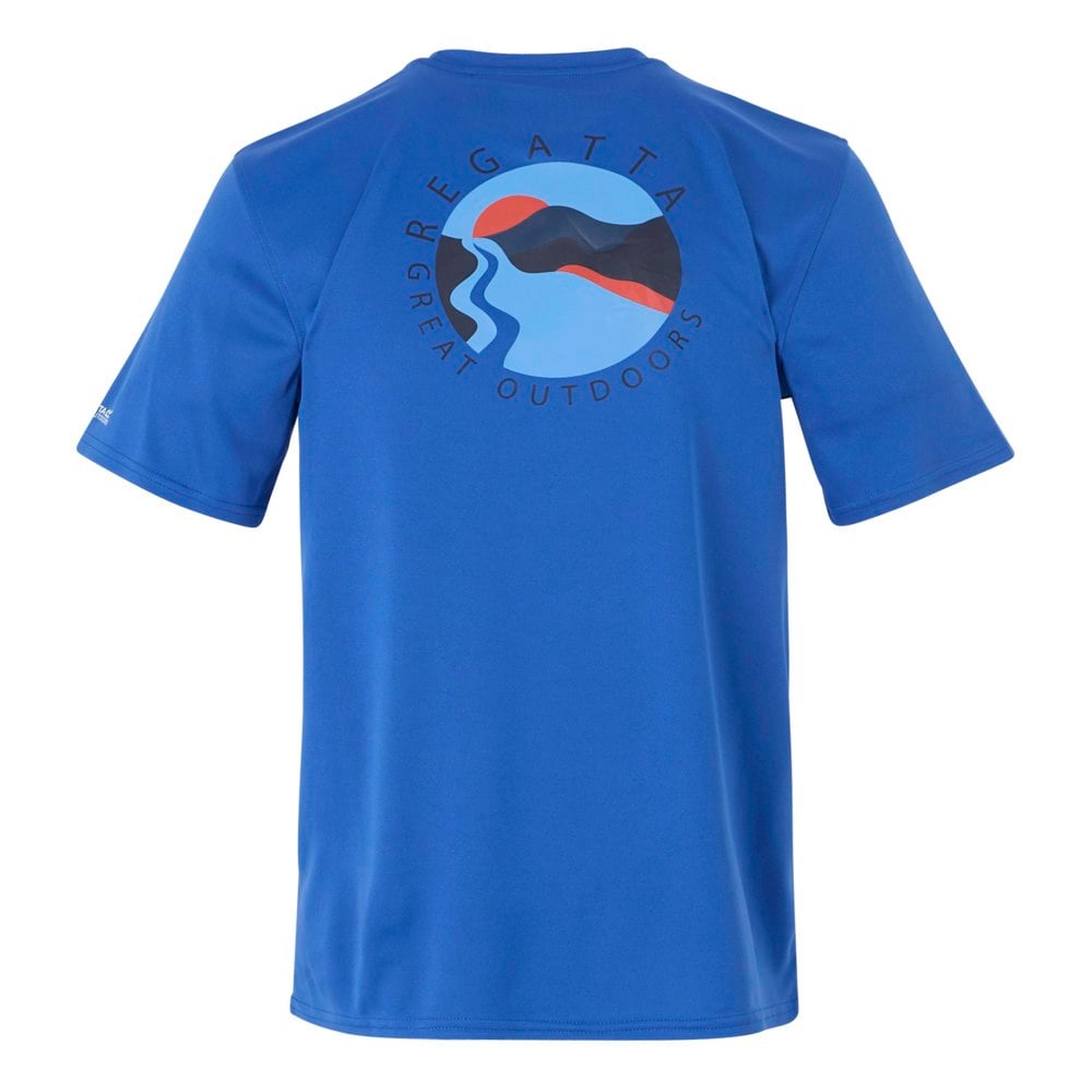 Regatta Mens Fingal IX Sunrise T-Shirt - Olympian Blue