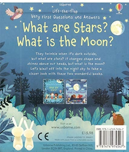 Lift The Flap What Are Stars And What Is The Moon 2 Book Set Pack