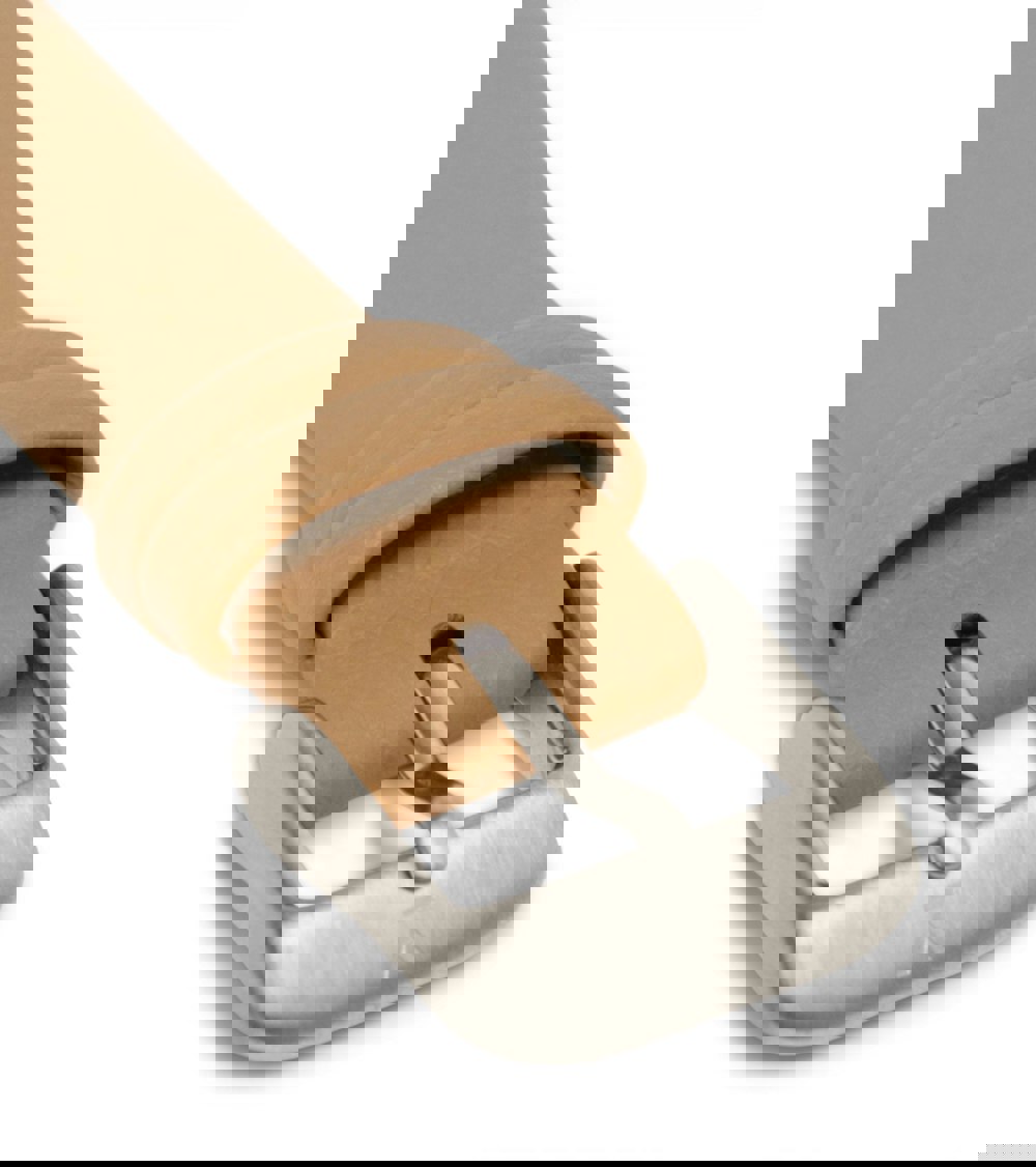 Votch Tan with brushed silver buckle | 16mm