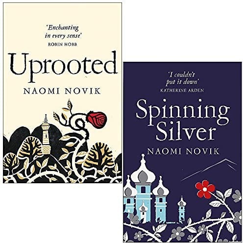 Pan Books Naomi Novik 2 Books Collection Set (Uprooted & Spinning Silver)