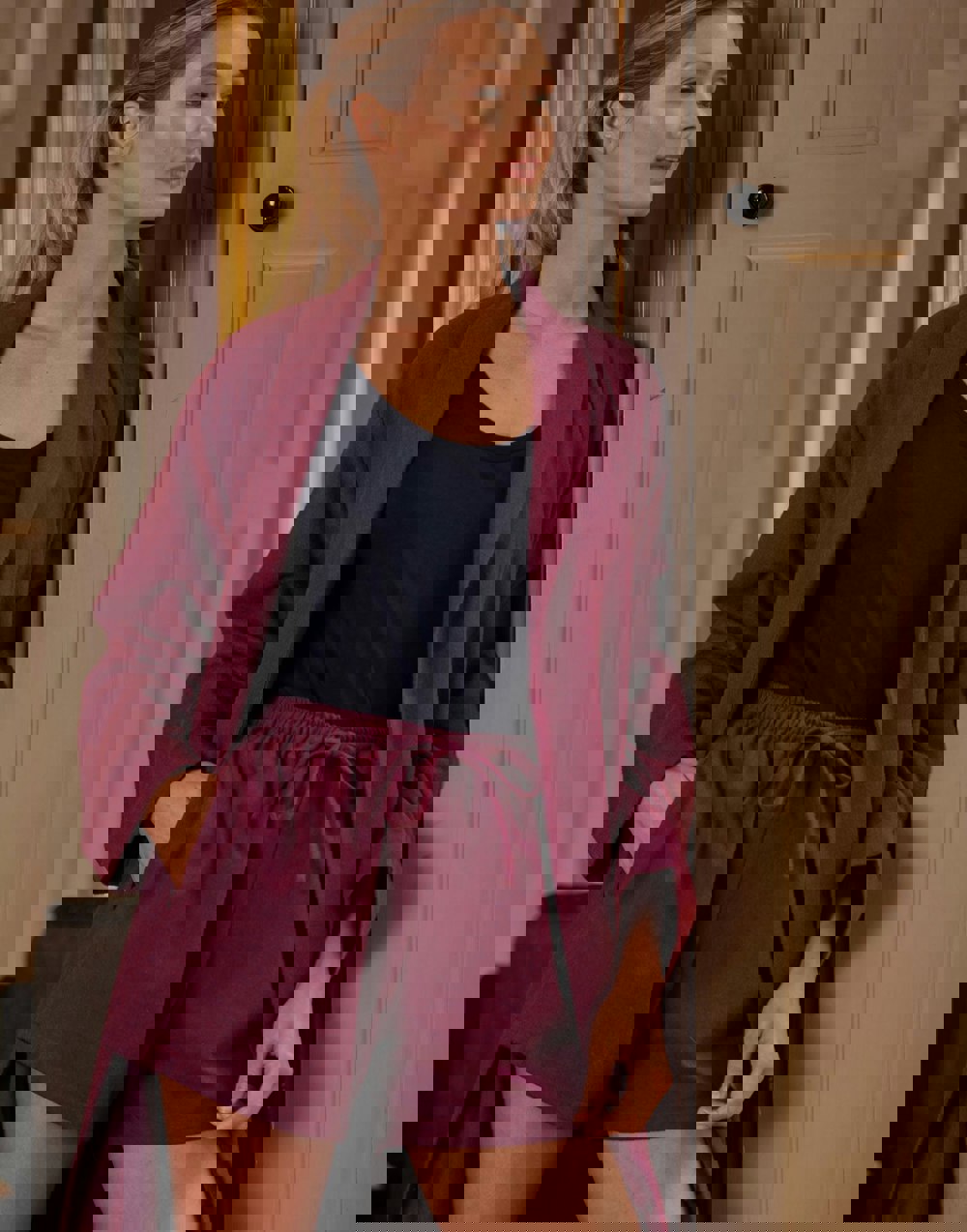 W_Dressing_Gown_Sleep_Shorts_Cahors_Herringbone_Scoop_Tee_Navy_Blue_1-1.mp4