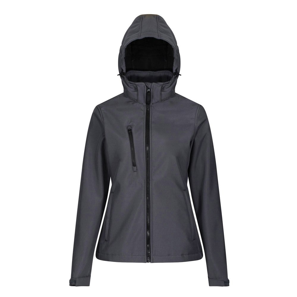 Regatta Women's Venturer 3 Layer Membrane Soft Shell Jacket - Seal Grey/Black