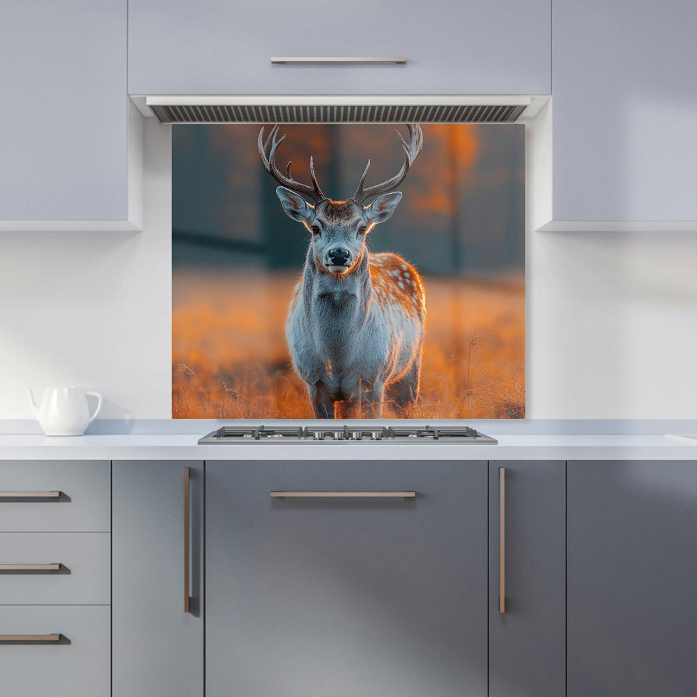 Warren Reed Deer Kitchen Splashback - 00024 - W900mm X H750mm