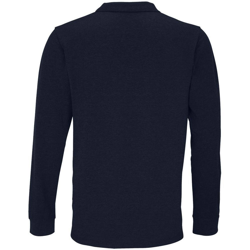 SOLS Unisex Adult Planet Piqué Long-Sleeved Polo Shirt - French Navy