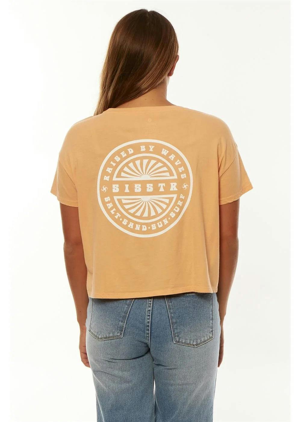 Sisstrevolution Raised By Waves Knit Crop Tee ladies tee Sisstrevolution