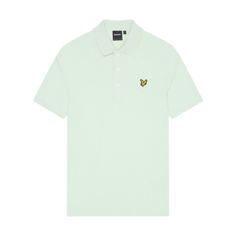 Lyle & Scott Mens Plain Polo Shirt - Fresh Green