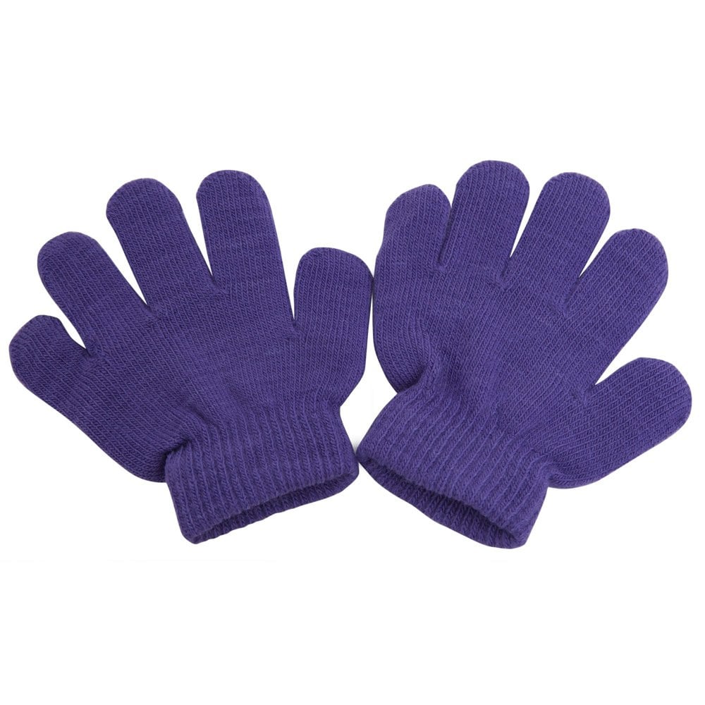 Universal Textiles Childrens/Kids Winter Magic Gloves - Purple