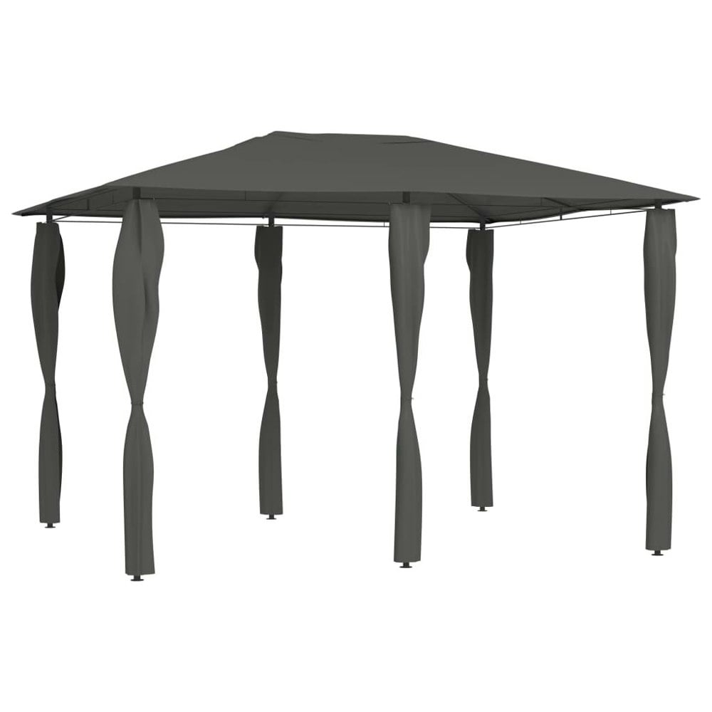 Berkfield Gazebo with Post Covers 3x4x2.6 m Anthracite 160 g/ma_