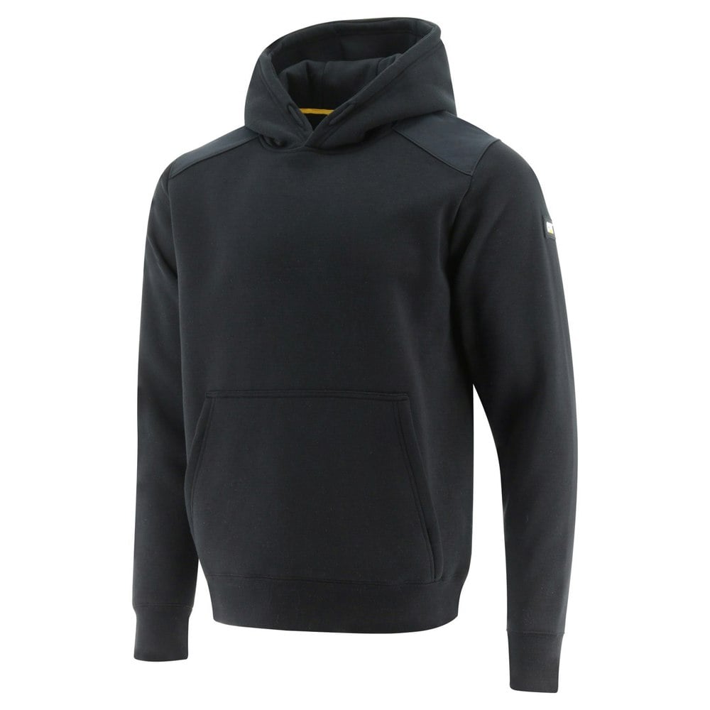 Caterpillar Mens Essentials Hooded Sweatshirt - Black