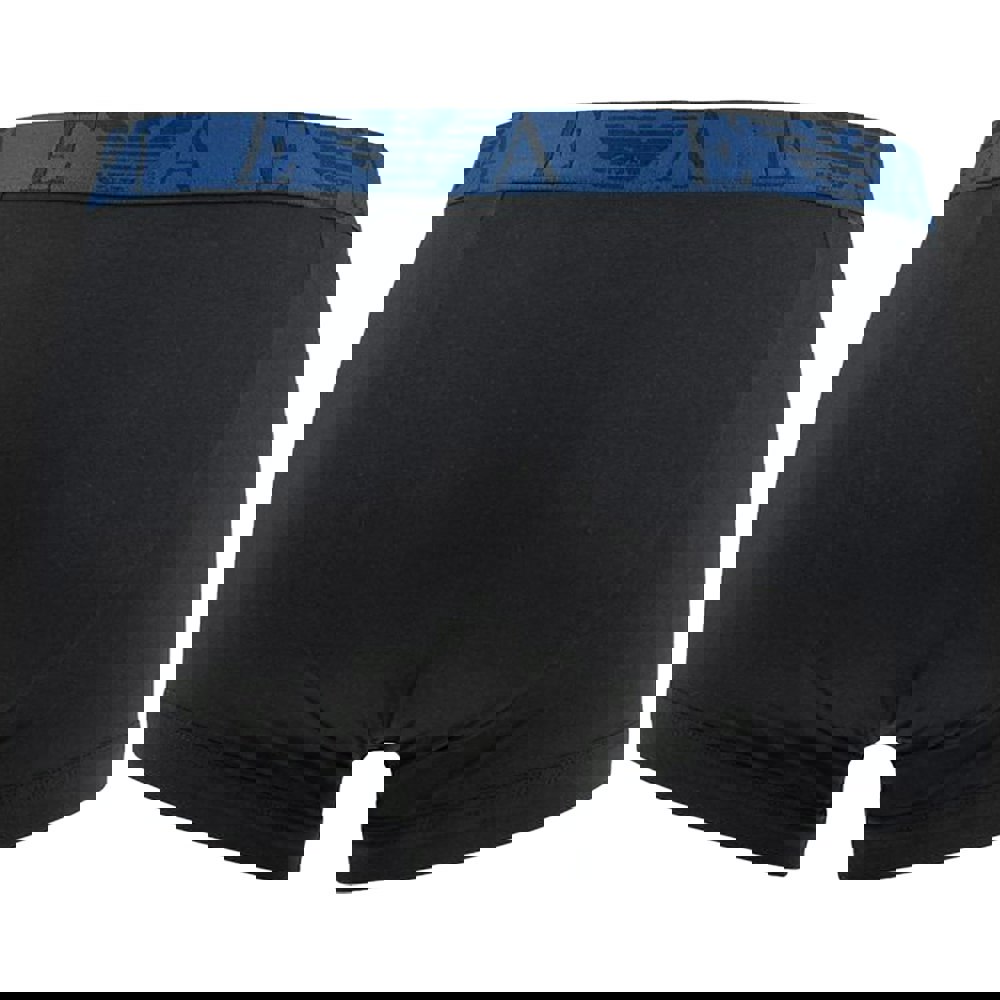 Armani Mens Monogram Logo Boxer Shorts (Pack of 3) - Black
