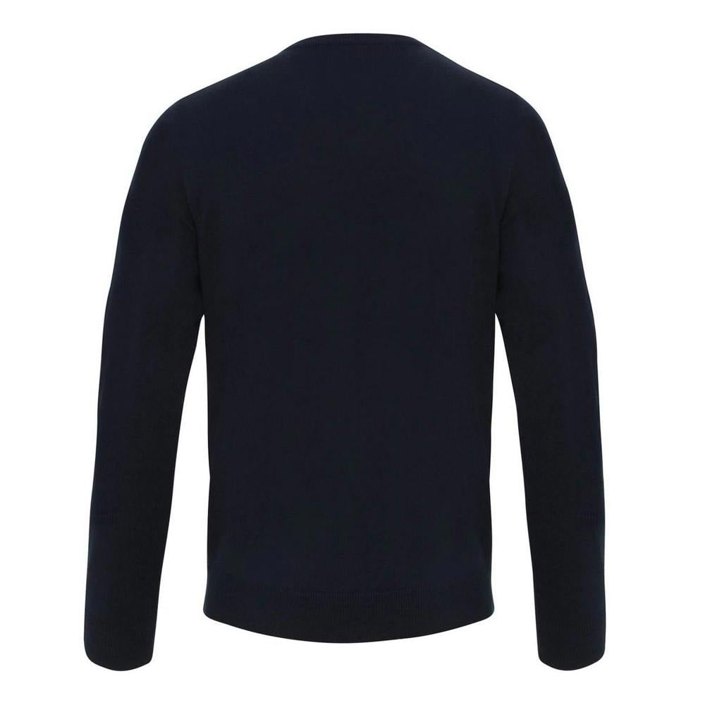 Premier Mens Essential Acrylic V Neck Sweatshirt - Navy