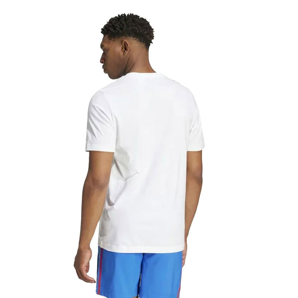 Adidas Mens Italy DNA Graphic T-Shirt - White