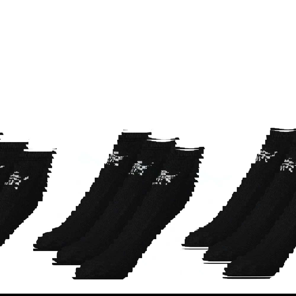 Puma Unisex Adult Trainer Socks (Pack of 3) - Black