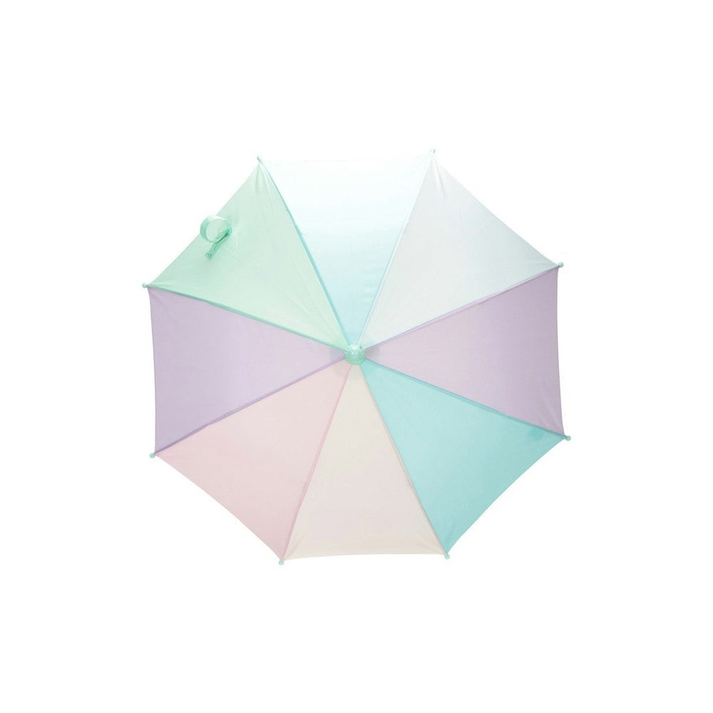 Mountain Warehouse Kids Rainbow Stick Umbrella - Pastel/Multicoloured