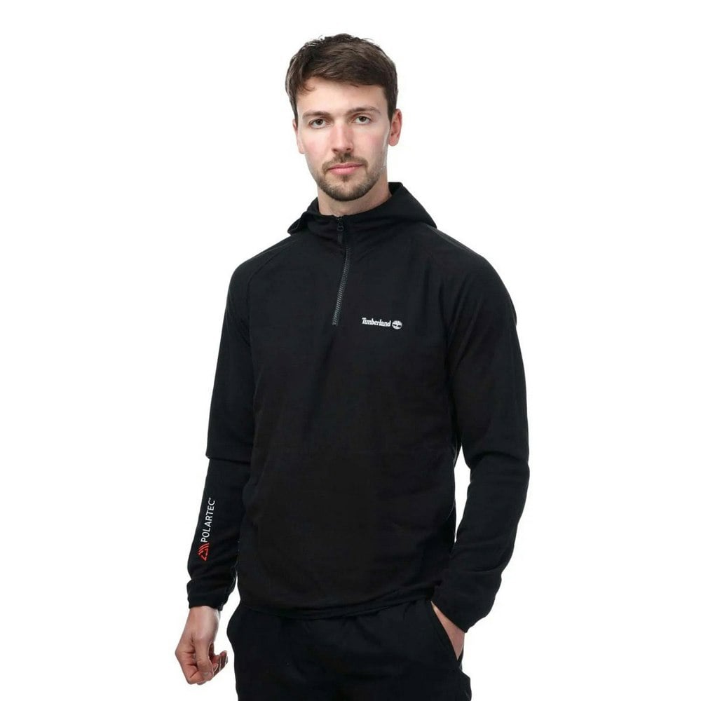 Timberland Mens Kearsage Polartech Quarter Zip Fleece Top - Black