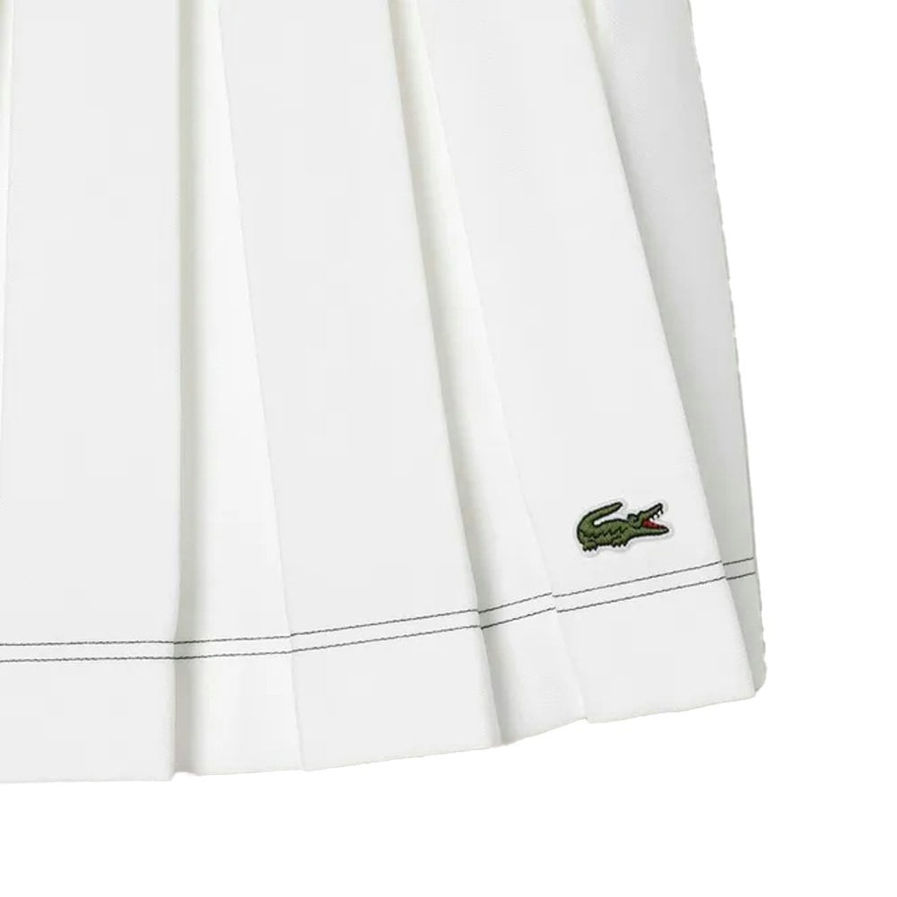 Lacoste Womens/Ladies Roland-Garros Edition Pleated Skirt - Cream