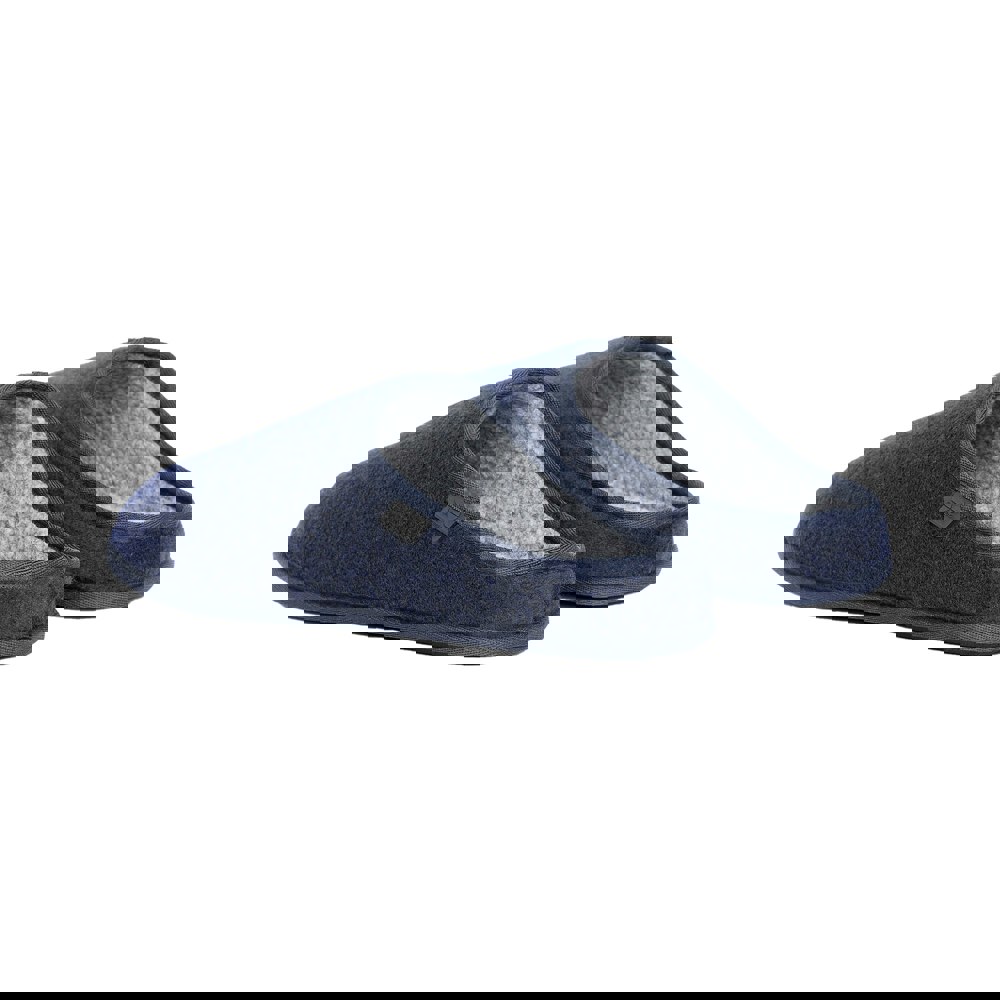 Crosshatch Mens Miyabi Slippers - Navy